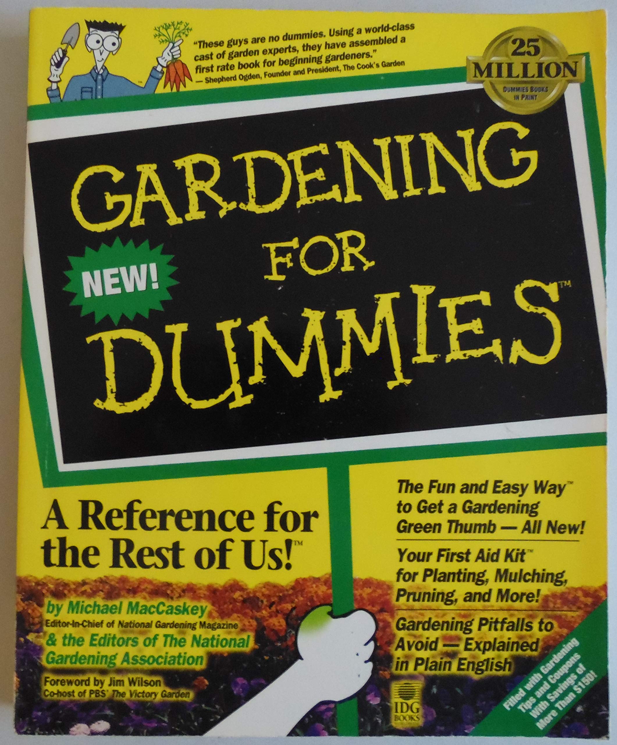 Gardening for Dummies - Beginner's Guide to Home Gardening | Learn Planting, Growing & Maintenance Tips | Perfect for Backyard, Balcony & Indoor Gardens