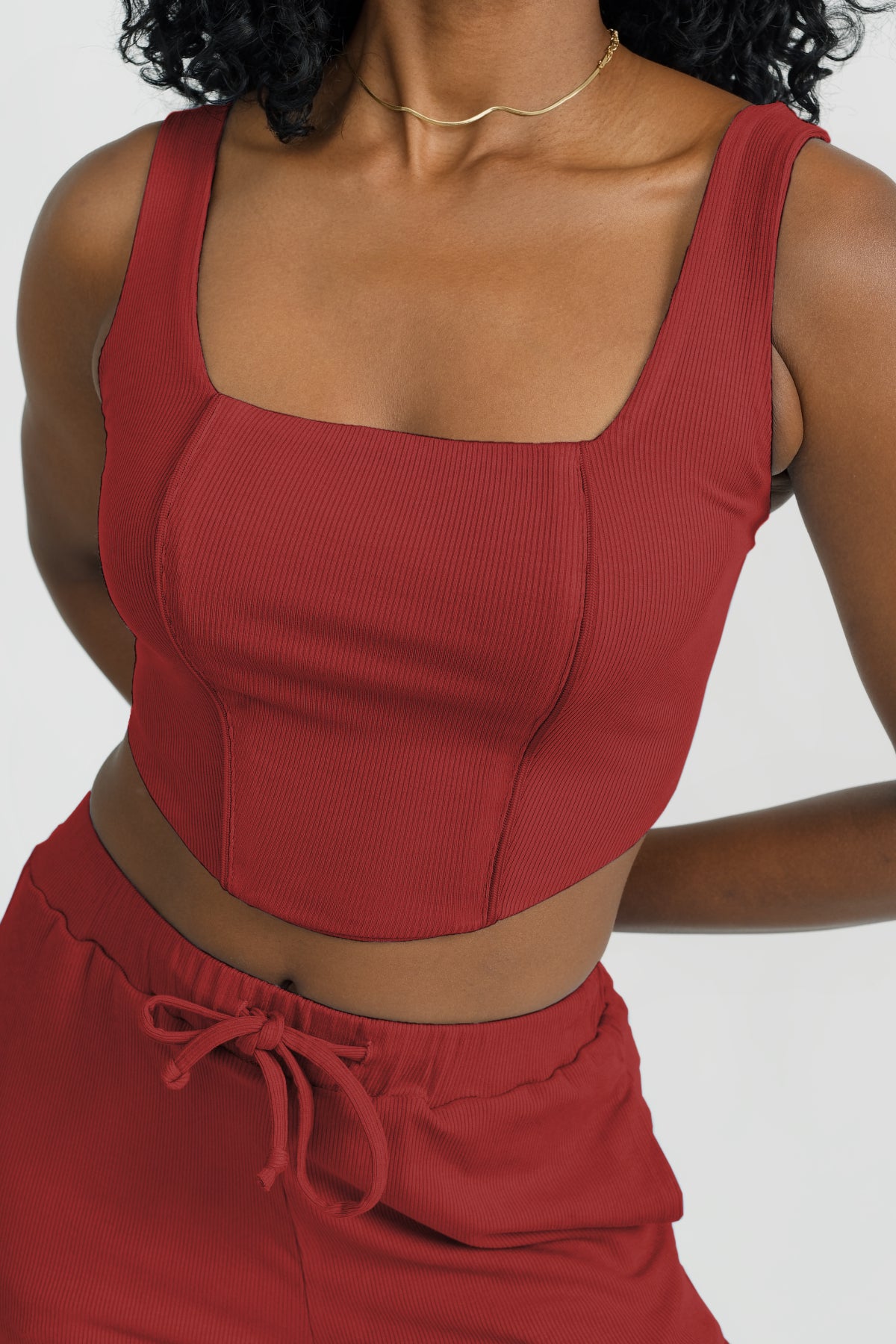 Kinsley Women's Fashion Top in Crimson Red - Perfect for Casual Outings, Workwear, and Evening Events