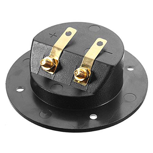 NUOBESTY 2-Way Speaker Terminal Cup with Banana Plug - High Quality Binding Post Connector for Subwoofer & Speaker Box - Perfect for Home Theater, Car Audio & DIY Speaker Projects