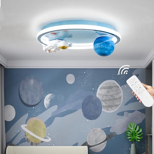 Astronauts Dimmable Kids Ceiling Light