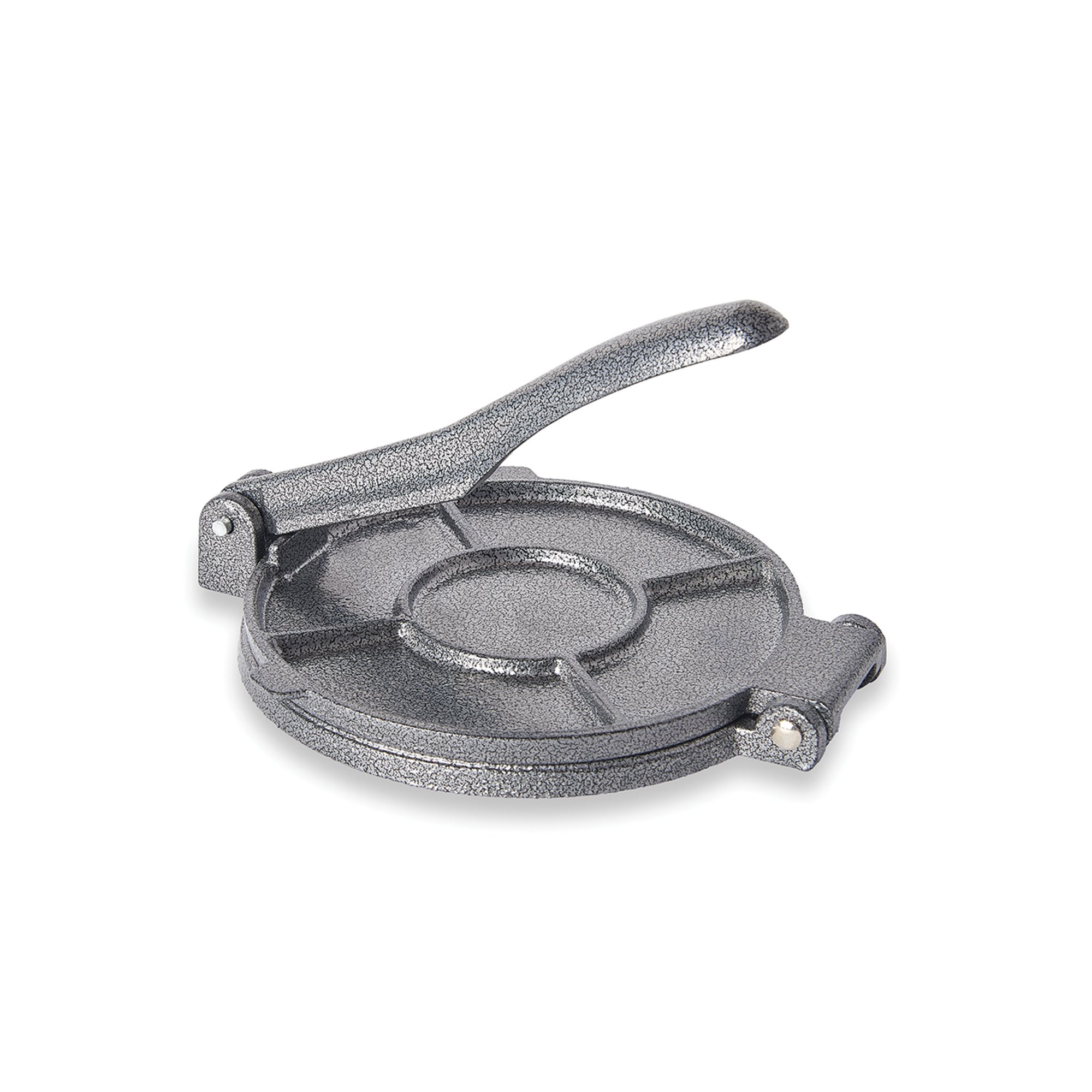 Fox Run Cast Iron Tortilla Press - 7.25 Inch Diameter for Authentic Mexican Cooking, Perfect for Making Homemade Tortillas, Quesadillas, and Flatbreads