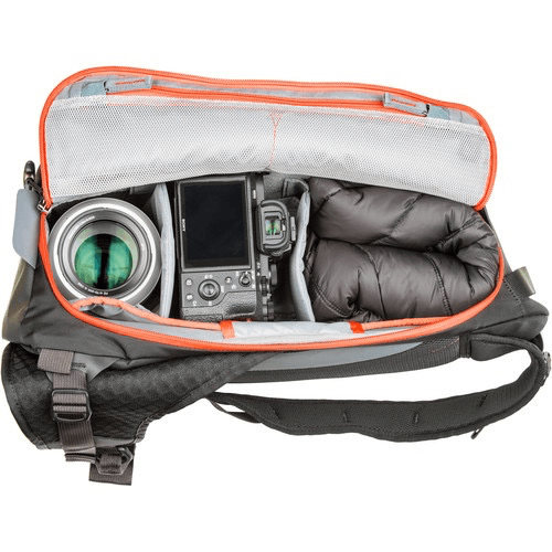 MindShift Gear PhotoCross 13 Sling Camera Bag - Lightweight & Water-Resistant Crossbody Pack for DSLR & Mirrorless Cameras (Orange Ember) - Perfect for Travel, Hiking & Street Photography