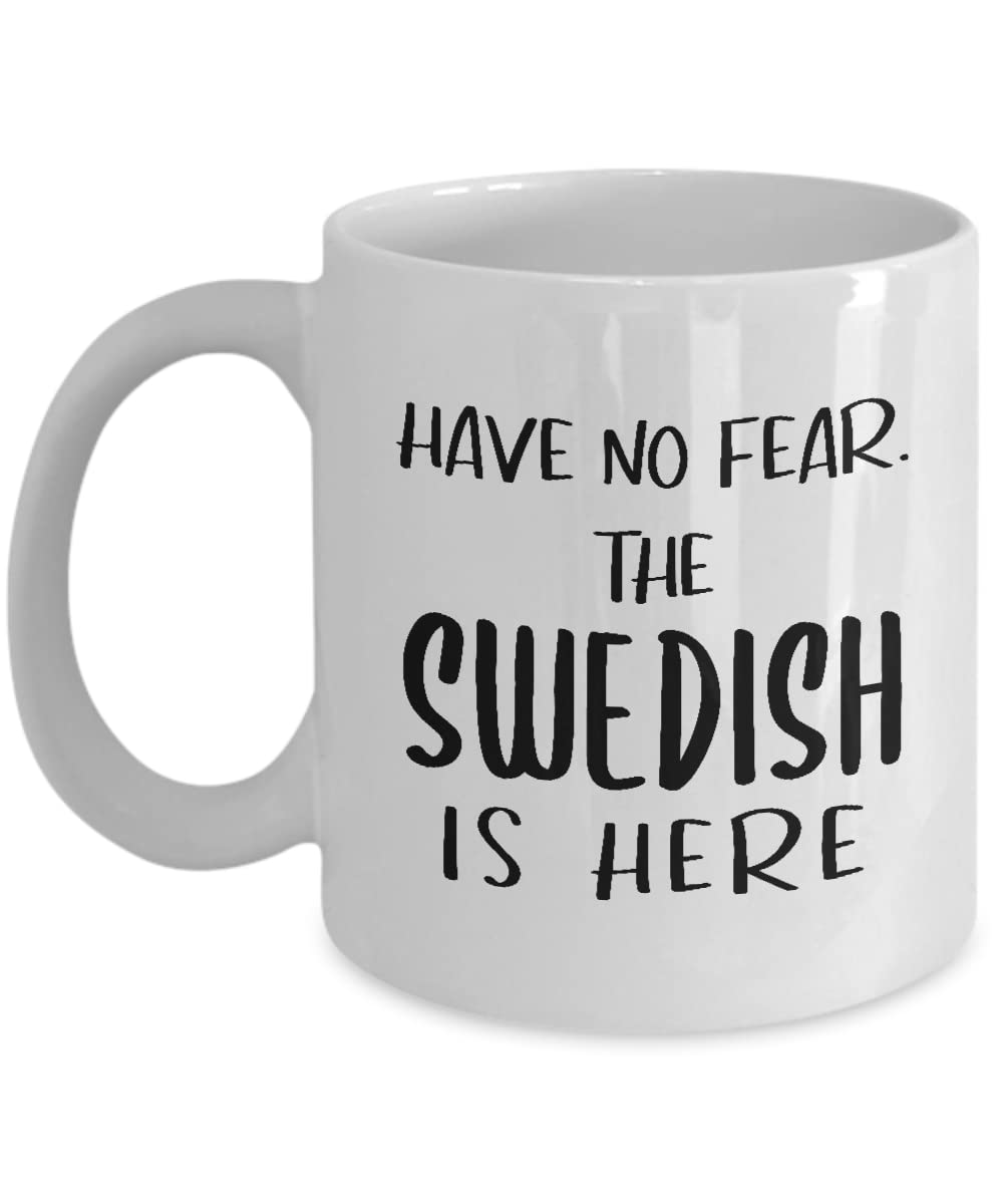 11oz Swedish Coffee Mug & Tea Cup - Sweden Pride National Heritage Gift - Funny Cute Novelty Gag Gift for Coffee Lovers - Perfect for Home, Office & Swedish-Themed Parties