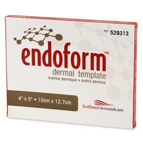 Endoform 529312 Collagen Dressing - Box of 10 | Advanced Wound Care for Chronic Ulcers, Burns & Surgical Sites | Ideal for Diabetic Foot Ulcers & Pressure Sores Treatment