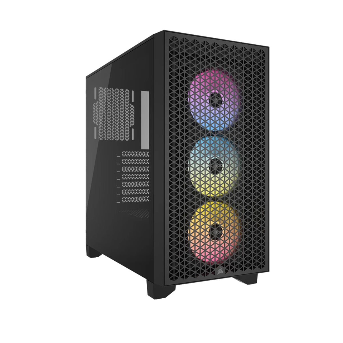 Corsair iCUE 3000D RGB Airflow Tempered Glass Mid Tower PC Case - Black | High Airflow Gaming Case with RGB Lighting for Custom PC Builds & Workstations