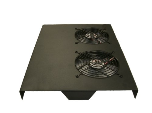 Comcool Laptop Cooling Stand with Dual 120mm USB Fans - Adjustable Height for 12-17 Inch Notebooks - Perfect for Gaming, Office Work & Home Use