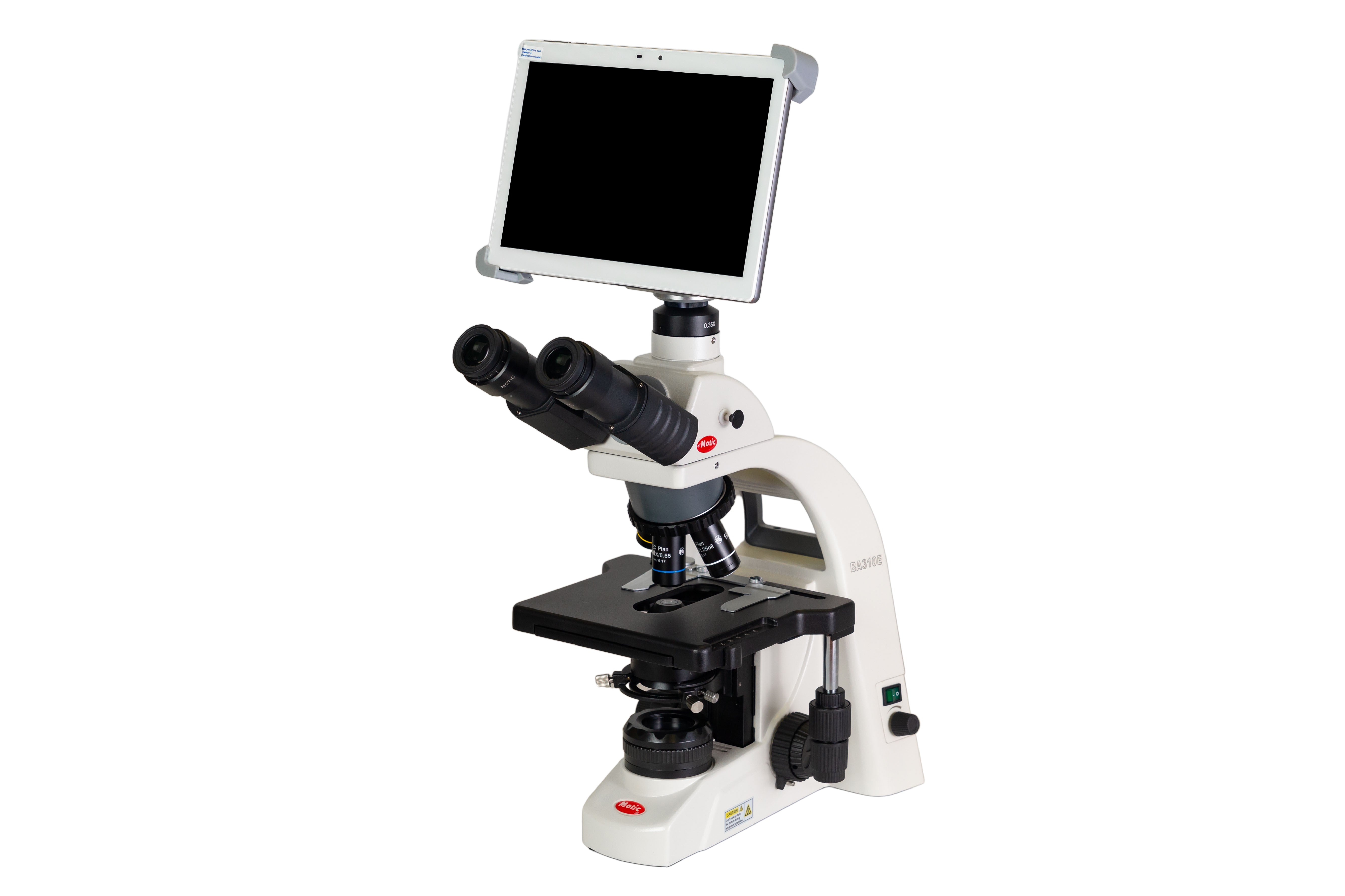 Motic BA310E Trinocular LED Microscope with Moticam BTI10 Camera Bundle - Ideal for Lab Research, Education & Biological Observation
