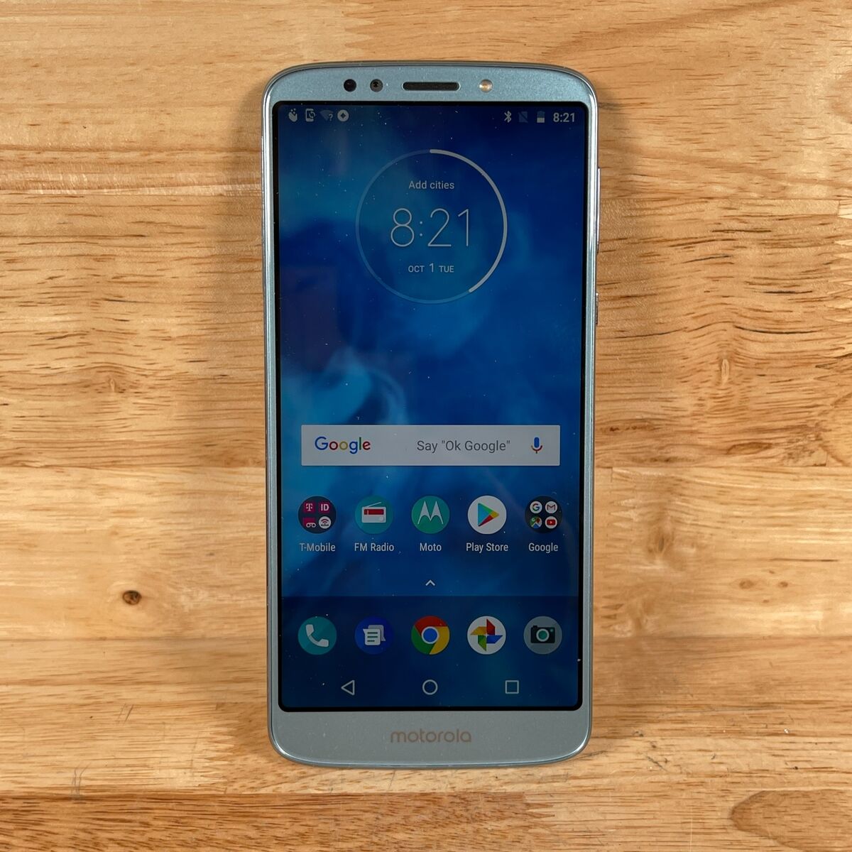 Motorola Moto E5 Plus Smartphone 32GB Storage - Flash Gray (Boost Mobile) | Long Battery Life, HD Display for Streaming & Gaming
