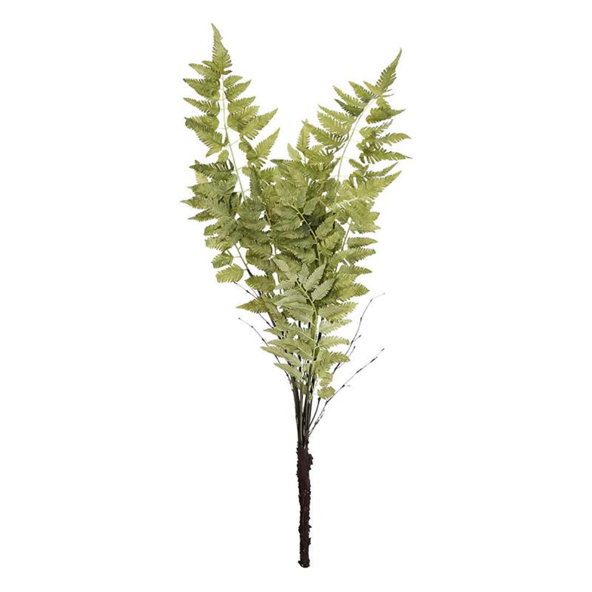 A & B Home 36 Inch Green Plastic and Wire Fern Spray Stem - Indoor Outdoor Artificial Plant Decor for Home, Office, Patio, and Garden Accents - Perfect for Table Centerpieces, Wall Arrangements, and Floral Displays