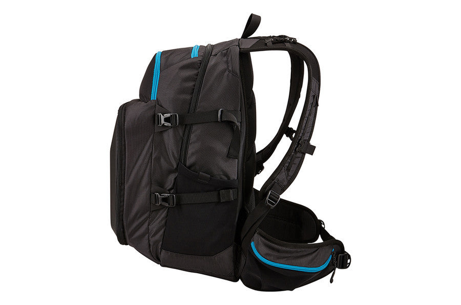 Thule Legend Waterproof Backpack for GoPro Cameras - Durable Black Hiking & Travel Backpack for Adventure Photography & Outdoor Activities