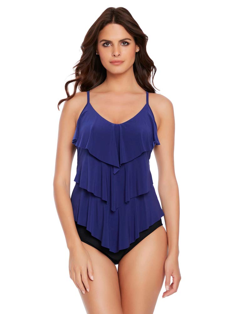 MagicSuit Women's Adjustable Strap Soft Cup Tankini Swimwear Top - Flattering Swimwear for Beach, Pool & Vacation | Rita Collection Separate Bathing Suit