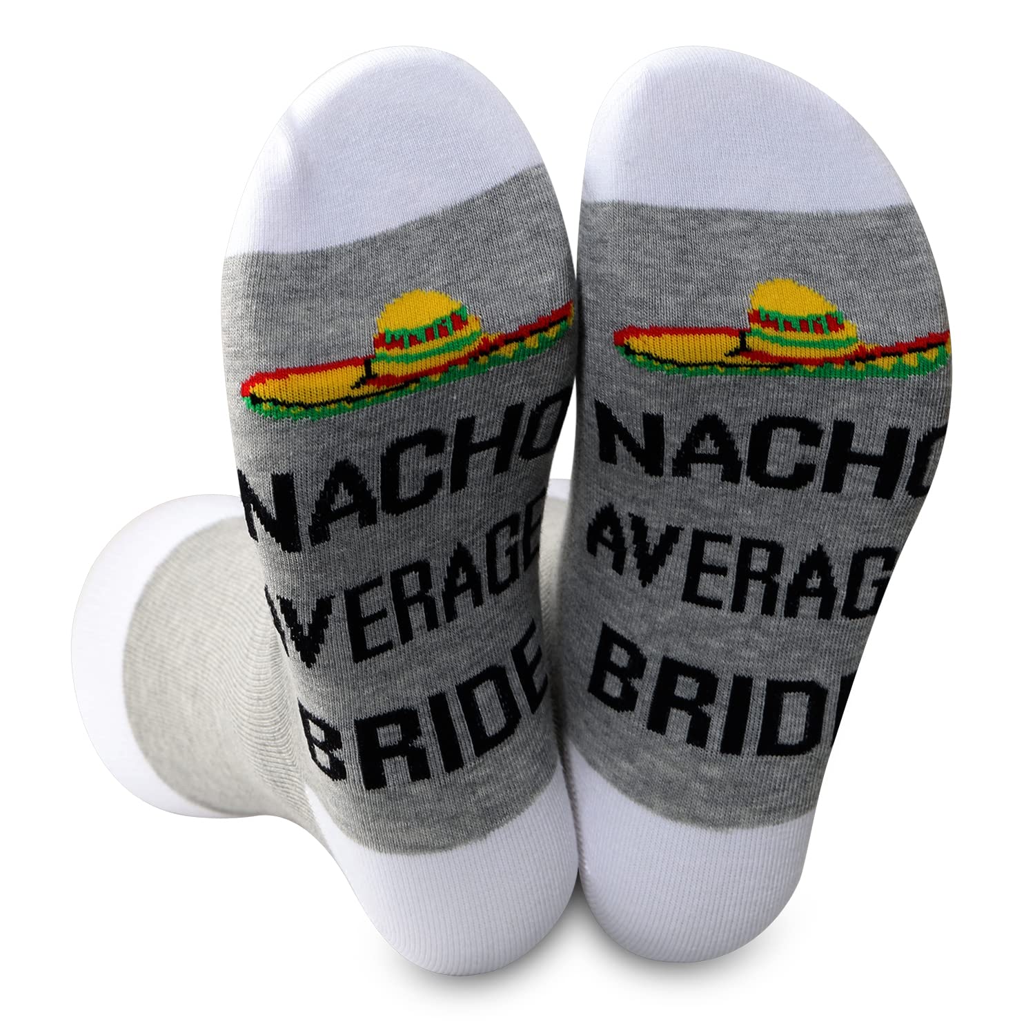 BDPWSS Funny Nacho Bride Socks - Perfect Wedding Gift for Bride, Best Friend & Sister - Unique Engagement Present for Bride-to-Be - Cute & Comfortable Bridal Party Accessories (Great for Bachelorette Parties & Wedding Day Photos)