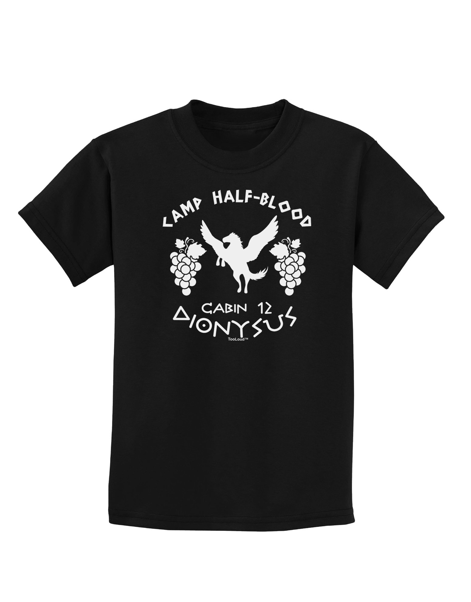 TOOLOUD Camp Half Blood T-Shirt for Kids - Dionysus Cabin 12 Tee for Fans