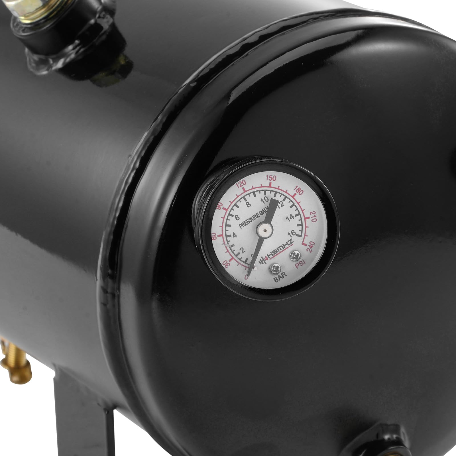 Best Auto Train Horns Kit for Trucks - 150dB Loud 12V Air Horn with 2.6 Gallon Tank & 4 Stainless Steel Trumpets (160PSI) - Complete Train Horn Kit for Cars, Trucks, SUVs (Black) - Perfect for Off-Roading, Emergency Vehicles & Custom Car Upgrades