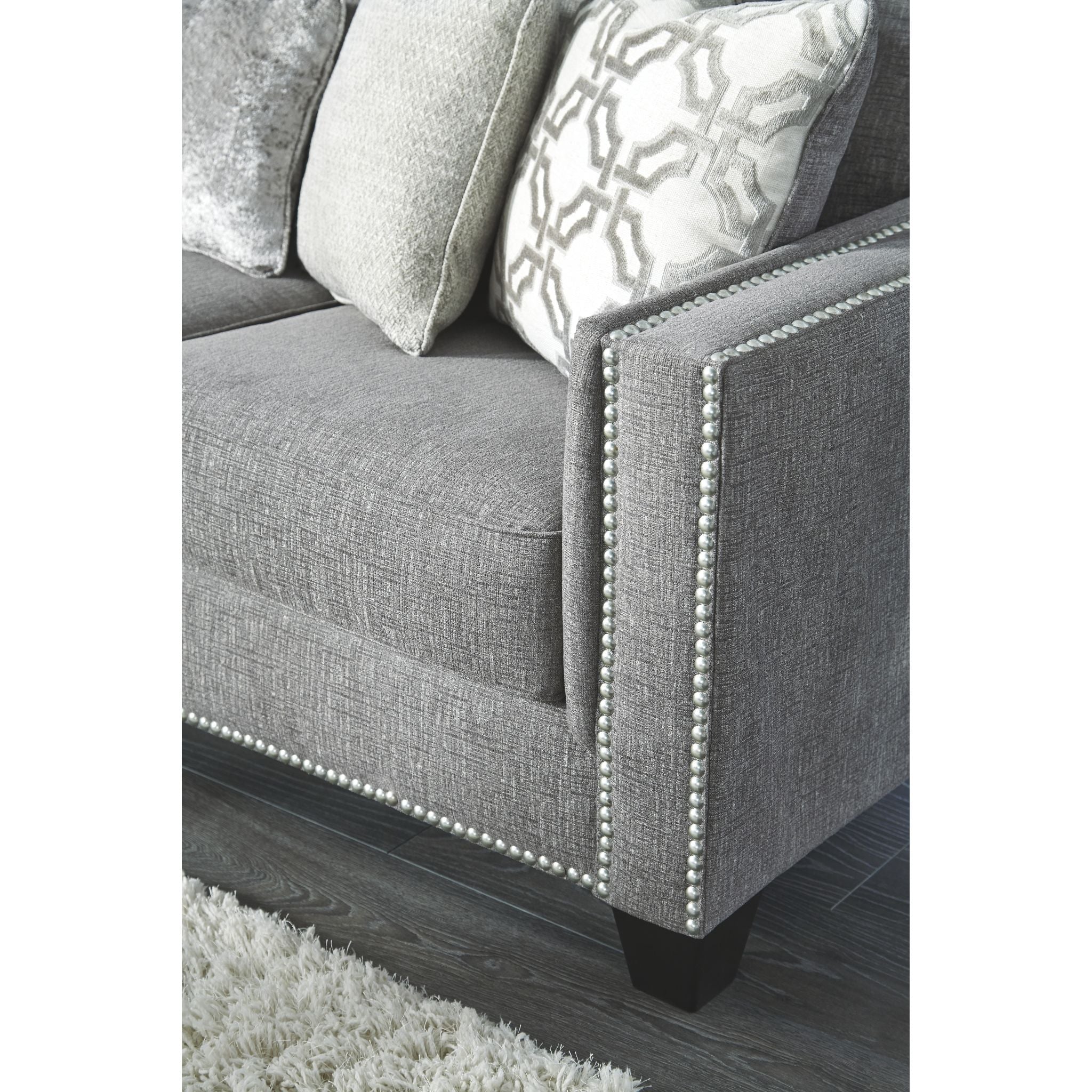 Barrali Modern Sofa in Soft Gray - Comfortable Living Room Couch for Small Spaces, Apartments & Cozy Home Decor