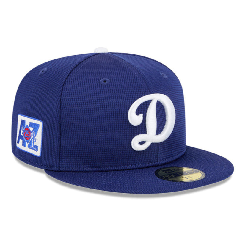 New Era 59Fifty Los Angeles Dodgers 2025 Spring Training Patch Snapback Hat - Royal Blue - Official MLB Baseball Cap for Men & Women - Perfect for Games, Sports & Casual Wear