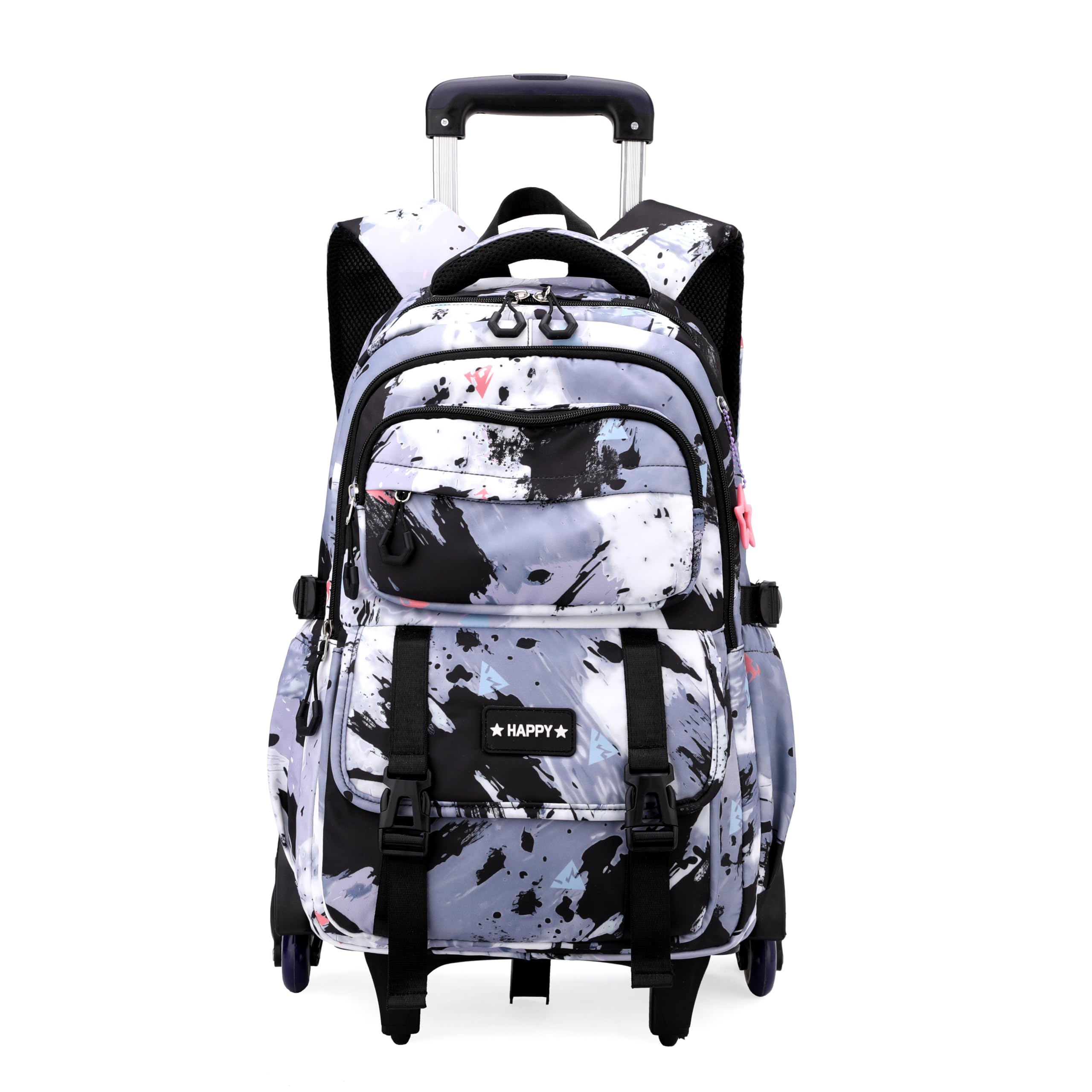 **Rolling Backpack for Kids - School Backpack with Wheels for Boys & Girls, Wheeled Bookbag Trolley for Elementary Students - Perfect for Travel, School & Daily Use**
