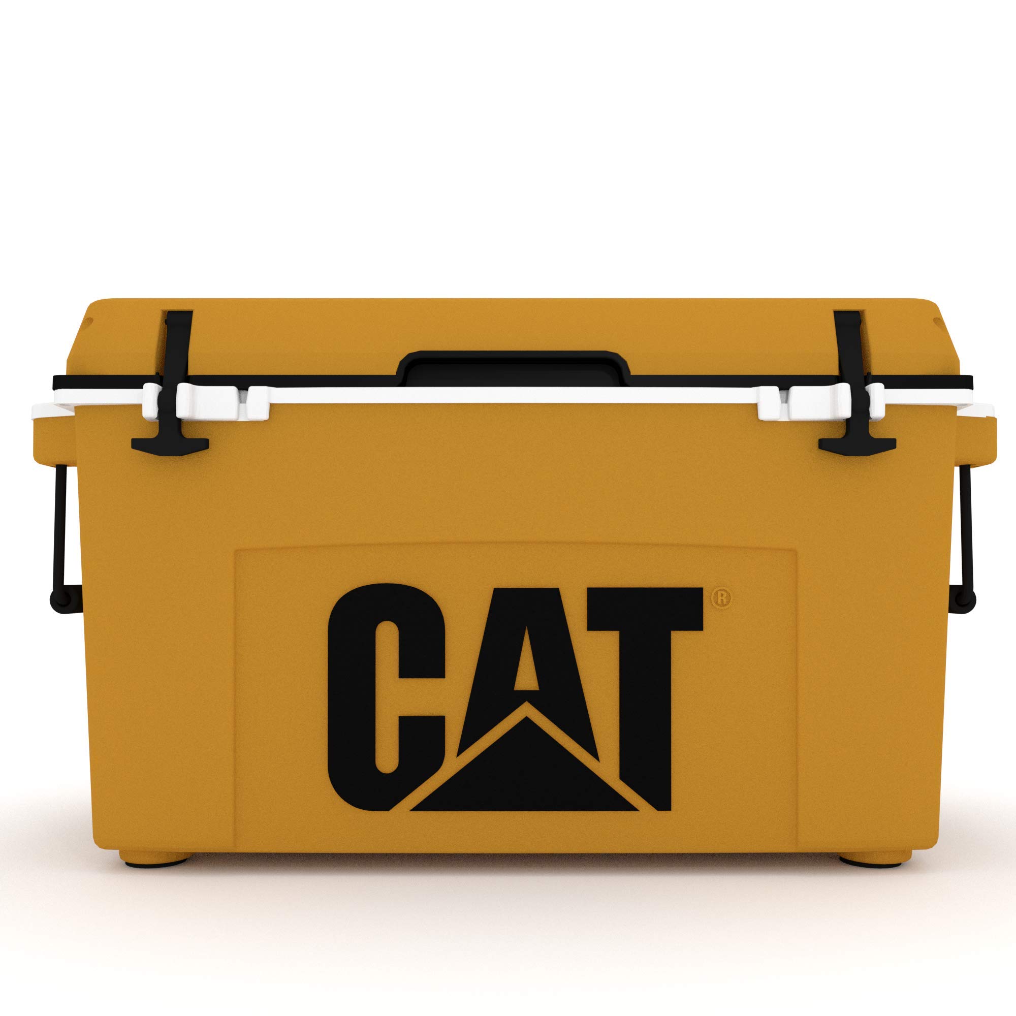 Cat Yellow 55 Quart Hard Cooler for Camping & Outdoor Adventures
