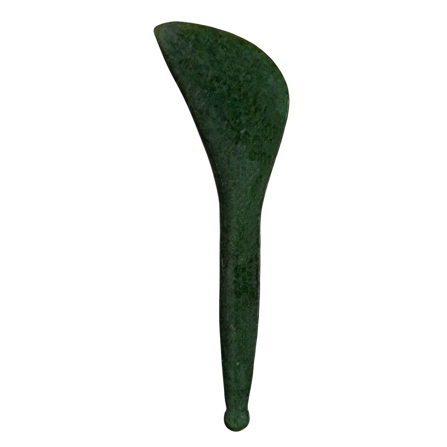 Living Libations Gua Sha Stylus - Natural Jade Facial Massage Tool for Glowing Skin | Reduce Wrinkles & Puffiness | Perfect for Home Spa & Self-Care Routine