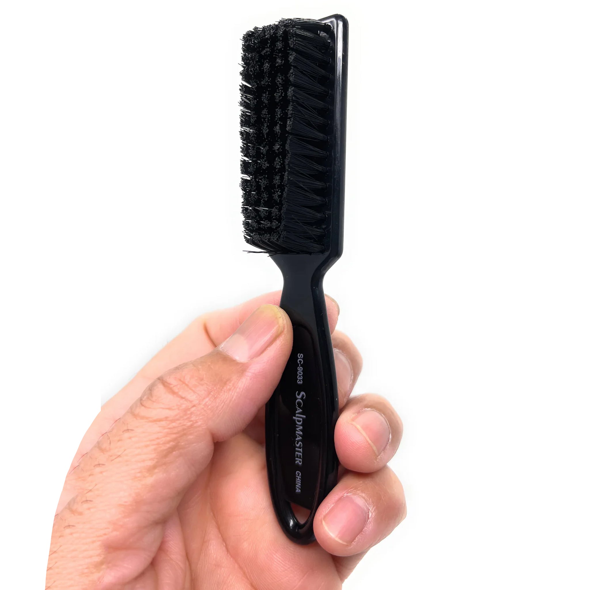 Scalpmaster Professional Clipper Cleaning Brush - Soft Nylon Bristles for Hair Clippers, Barber Tools & Fade Trimmers - 2 Pack with Ergonomic Plastic Handle - Perfect for Salon, Home Grooming & Beard Care
