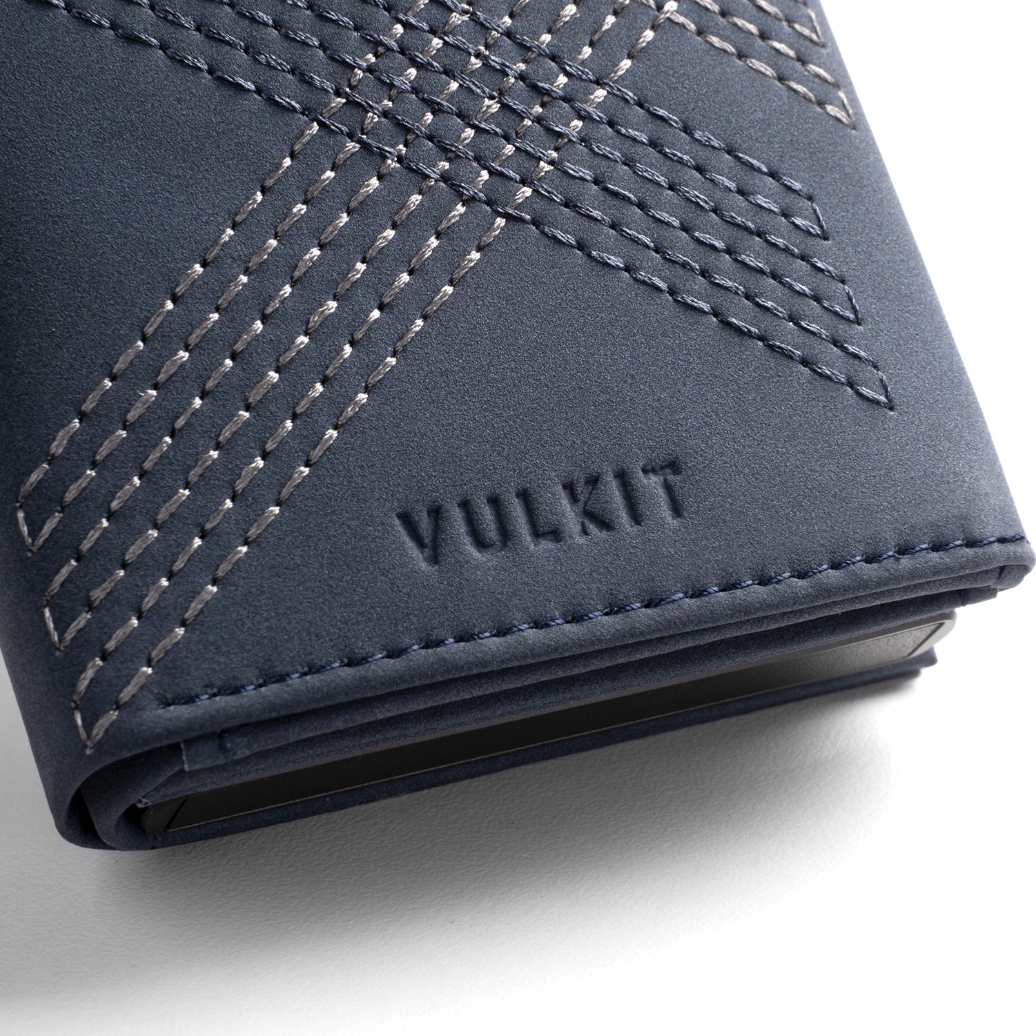 VC302 Limited Edition Numbered Tri-Fold Wallet with Side Slider & Magnetic Closure - Perfect for Everyday Carry, Travel & Business (Men's RFID Blocking Leather Wallet)