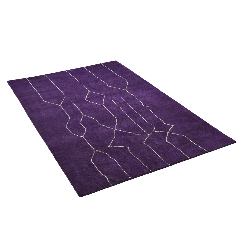 Handmade Euphoria Hand Knotted Rug - Premium Bohemian Style Area Rug for Living Room, Bedroom, Dining Room - Soft & Durable Home Decor