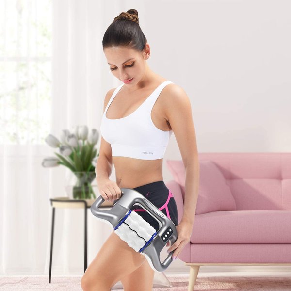 ThermoSlim Cordless Electric Body Massager for Muscle Pain Relief - Portable Gym & Home Use Massage Device for Back, Neck & Shoulder Relaxation