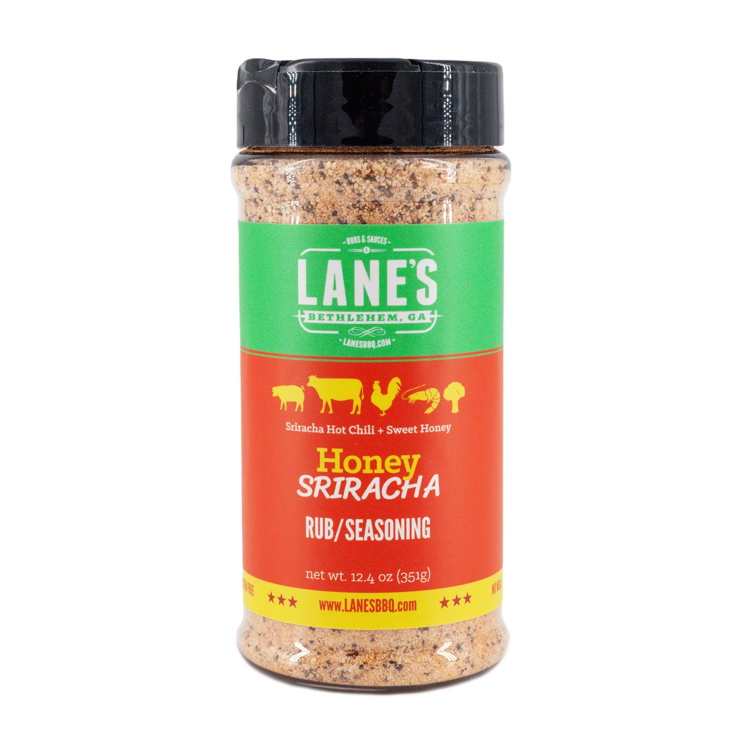 Premium Honey Sriracha Rub & Seasoning - Sweet & Spicy BBQ Dry Rub for Chicken, Pork, Ribs - Perfect for Grilling, Smoking & Roasting