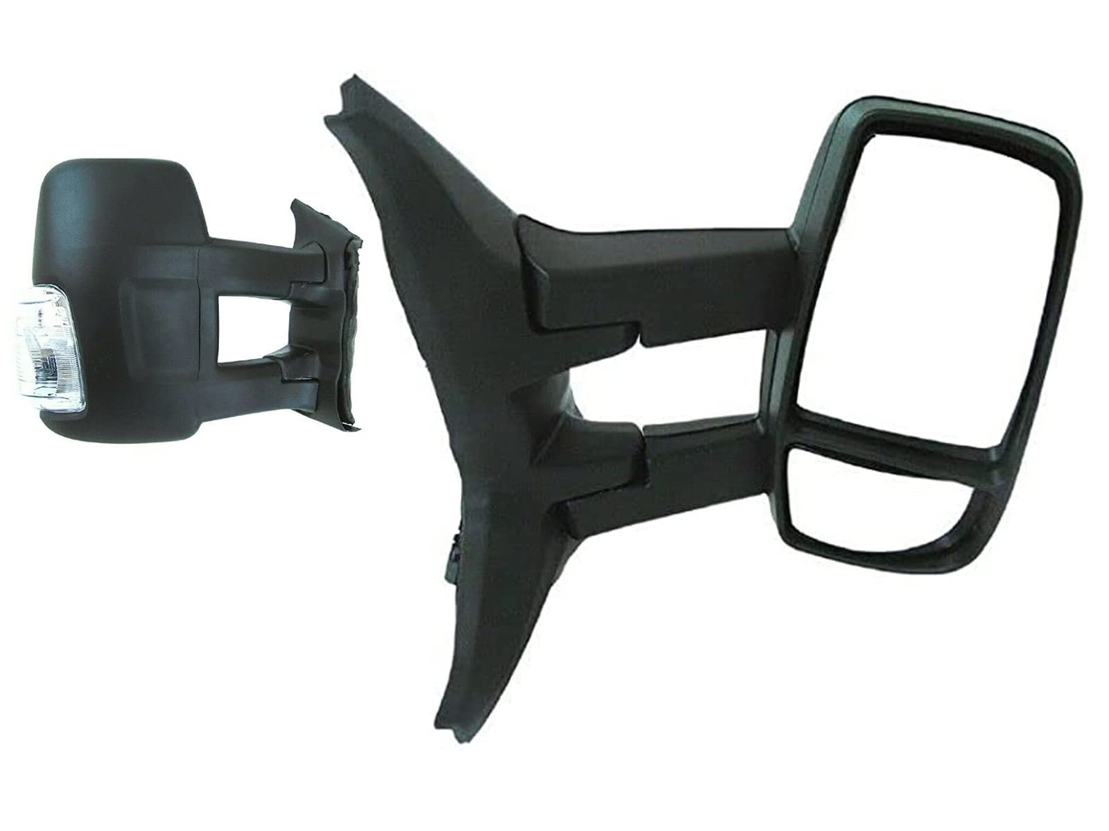 Ford Transit 150 250 350 350HD Right Side Long Arm Signal Mirror Replacement for 2015-2024 Models - Perfect for Delivery Vans & Work Trucks