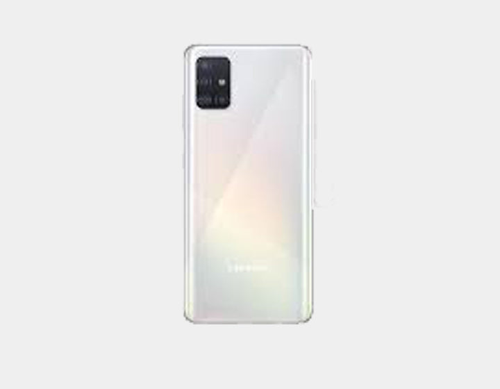 Samsung Galaxy A51 (SM-A515F/DS) 128GB 6GB RAM Dual SIM Smartphone - Prism Crush Silver | Unlocked Android Phone for Travel, Work & Entertainment