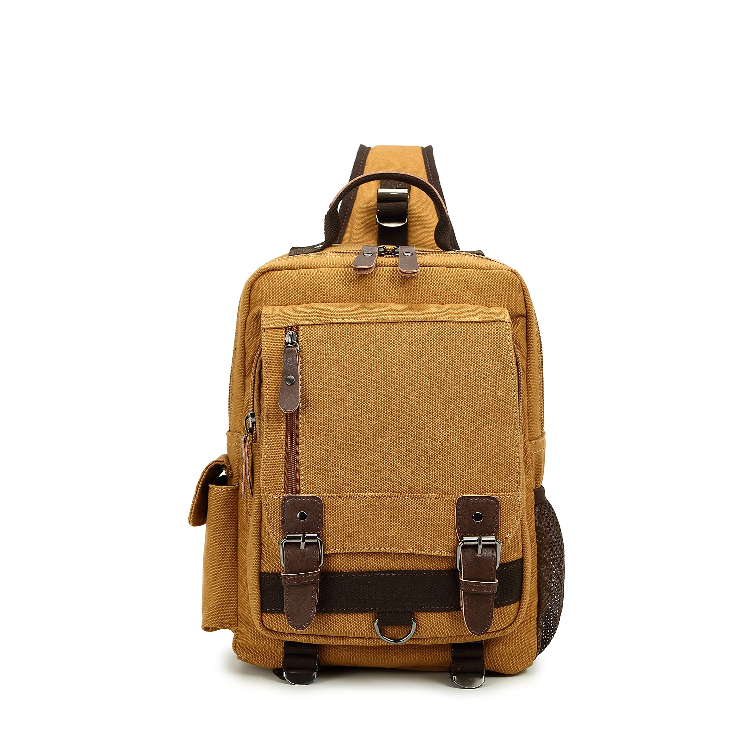 Sechunk Canvas Messenger Sling Bag for Men & Women - Travel & Daily Use
