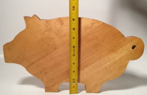 Handcrafted Pig-Shaped Solid Wood Cutting Board - Durable & Eco-Friendly for Kitchen, Charcuterie & Serving - Perfect for Home Chefs & Gift Giving