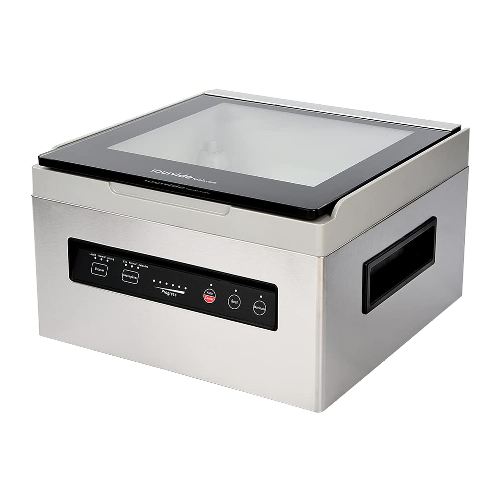 Sous Vide Vacuum Sealer Machine - IV3.0 Deep Chamber Food Sealer with 30cm Bag Sealing Bar for Sous Vide Cooking, Meal Prep & Food Storage - Perfect for Home Kitchen, Restaurants & Commercial Use
