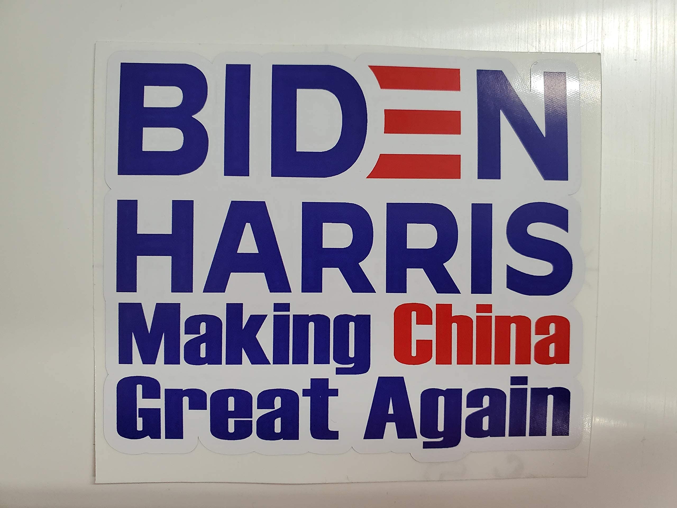FJB Making China Great Again Vinyl Decal Sticker - Patriotic 2nd Amendment American Flag Design for Cars, Trucks, Vans, Walls & Laptops - Perfect for Conservative Enthusiasts & Political Supporters