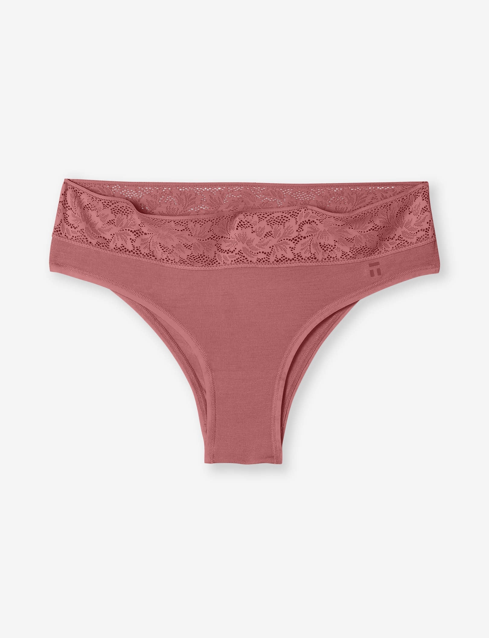 Women's Second Skin Cheeky Underwear - Lace Waist High Comfort Seamless Panties for Everyday Wear & Special Occasions