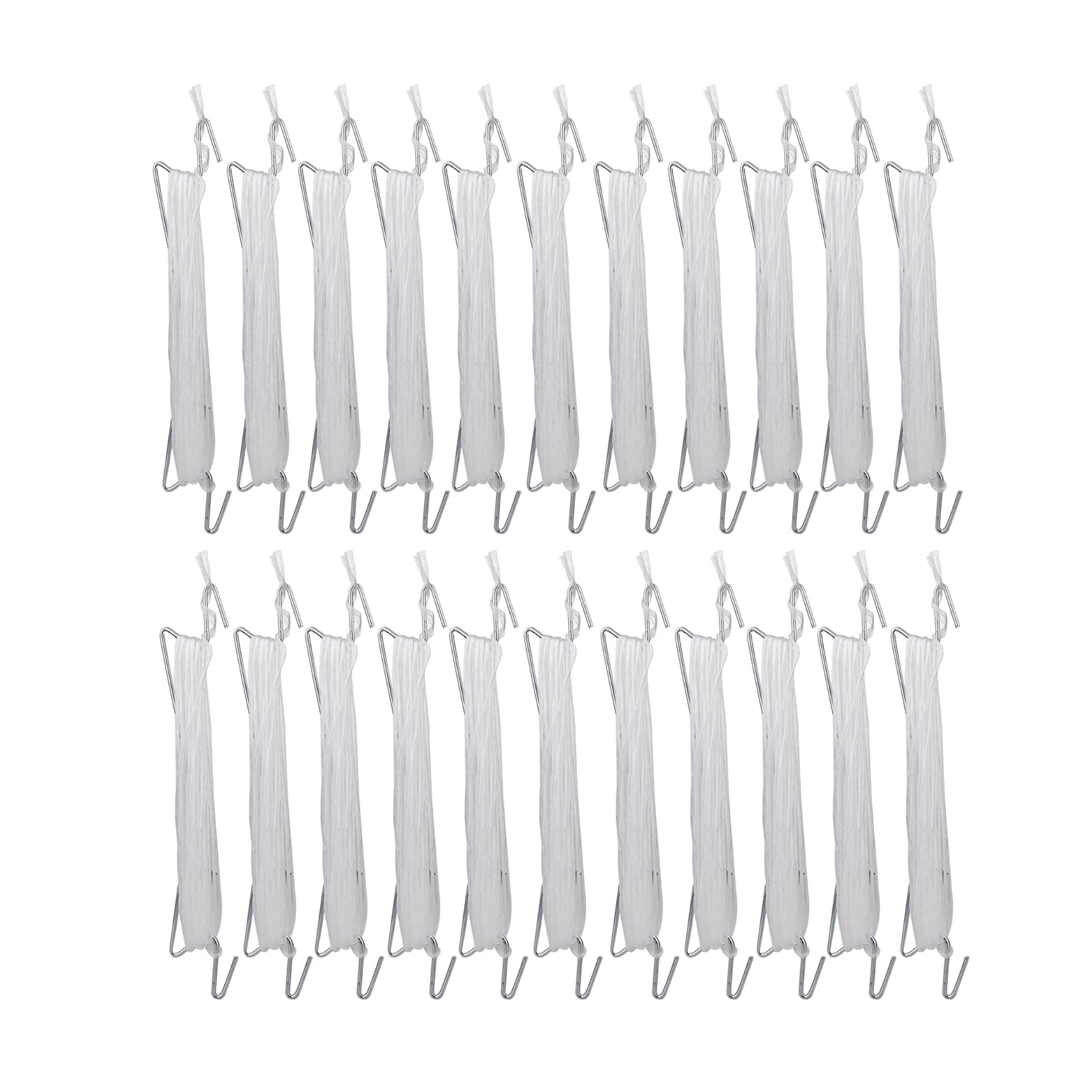 20Pcs Tomato Support J-Hooks - 33ft Garden Plant Climbing Hooks for Greenhouse & Outdoor Tomatoes - Prevent Tomato Plants from Falling - Perfect for Vine Support, Trellis Systems & Vertical Gardening