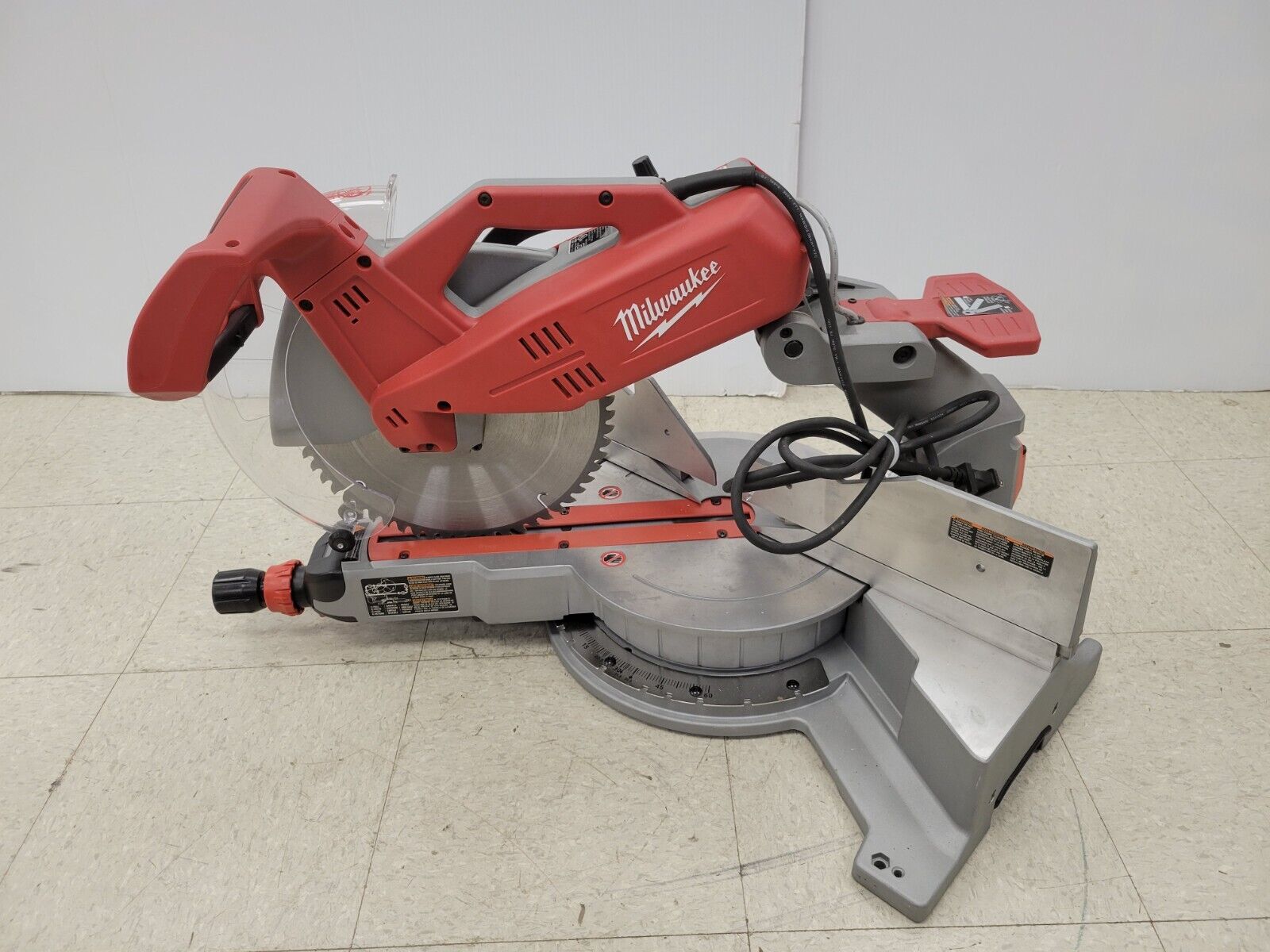 Milwaukee 6955-20 12-Inch Sliding Compound Miter Saw with Laser Guide - Perfect for Woodworking, Trim Work, and DIY Home Improvement Projects