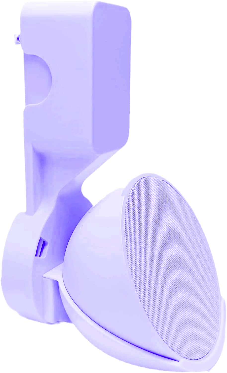 **Saifsmart Echo Pop Wall Mount - Space-Saving Outlet Wall Stand Holder with Cord Management for Amazon Echo Pop Speaker - No Screws, No Messy Wires - Perfect for Bedroom, Kitchen, or Office (Purple)**