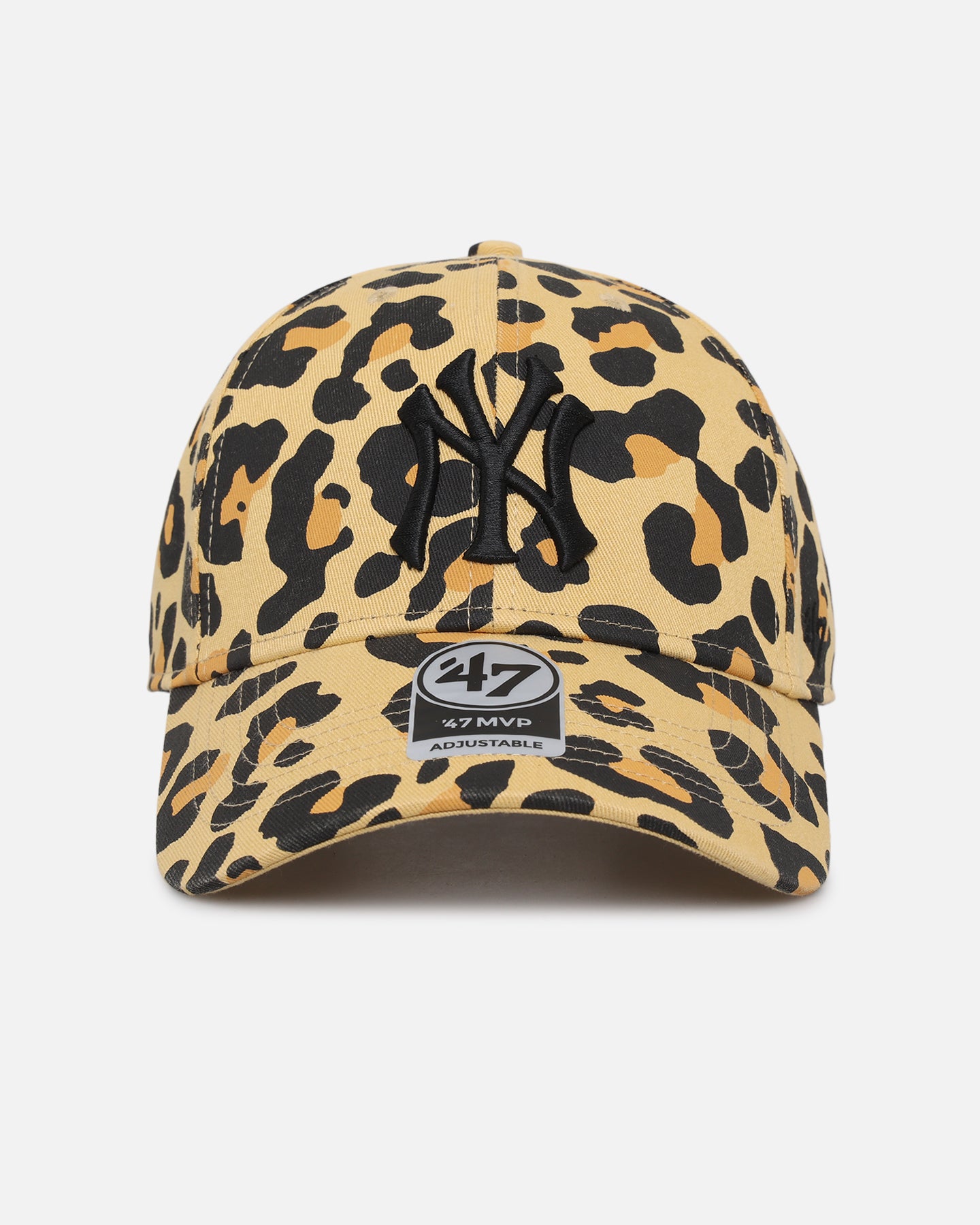 New York Yankees 'Bagheera' 47 Clean Up Strapback Cap - Light Gold Adjustable Snapback Hat for Men & Women - Perfect for Baseball Games, Streetwear Fashion & Casual Outfits