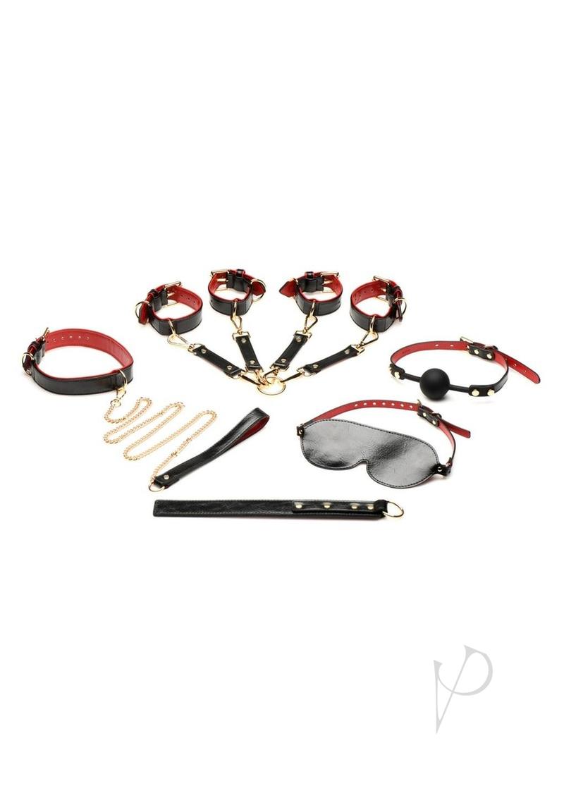 Premium Black & Red Bondage Set for Couples - Enhance Intimacy & Spice Up Your Bedroom Experience