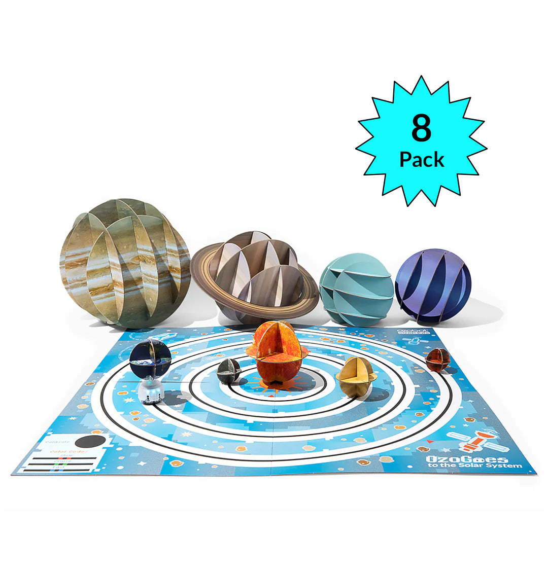 Ozobot STEAM Kit: OzoGoes to the Solar System - Educational Coding Robot for Kids | STEM Learning & Programming Toy | Perfect for Classroom, Homeschool & Science Projects