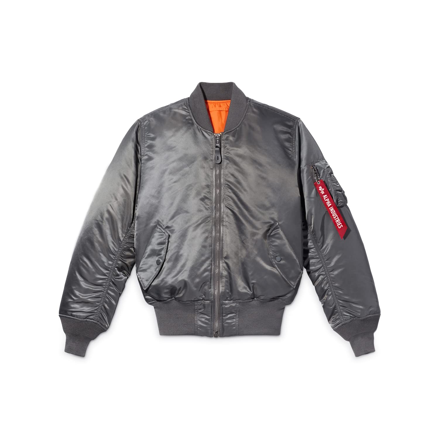 Alpha Industries MA-1 Bomber Flight Jacket - Men's Military Style Aviator Jacket with Water-Repellent Nylon - Perfect for Pilots, Outdoor Adventures & Streetwear Fashion