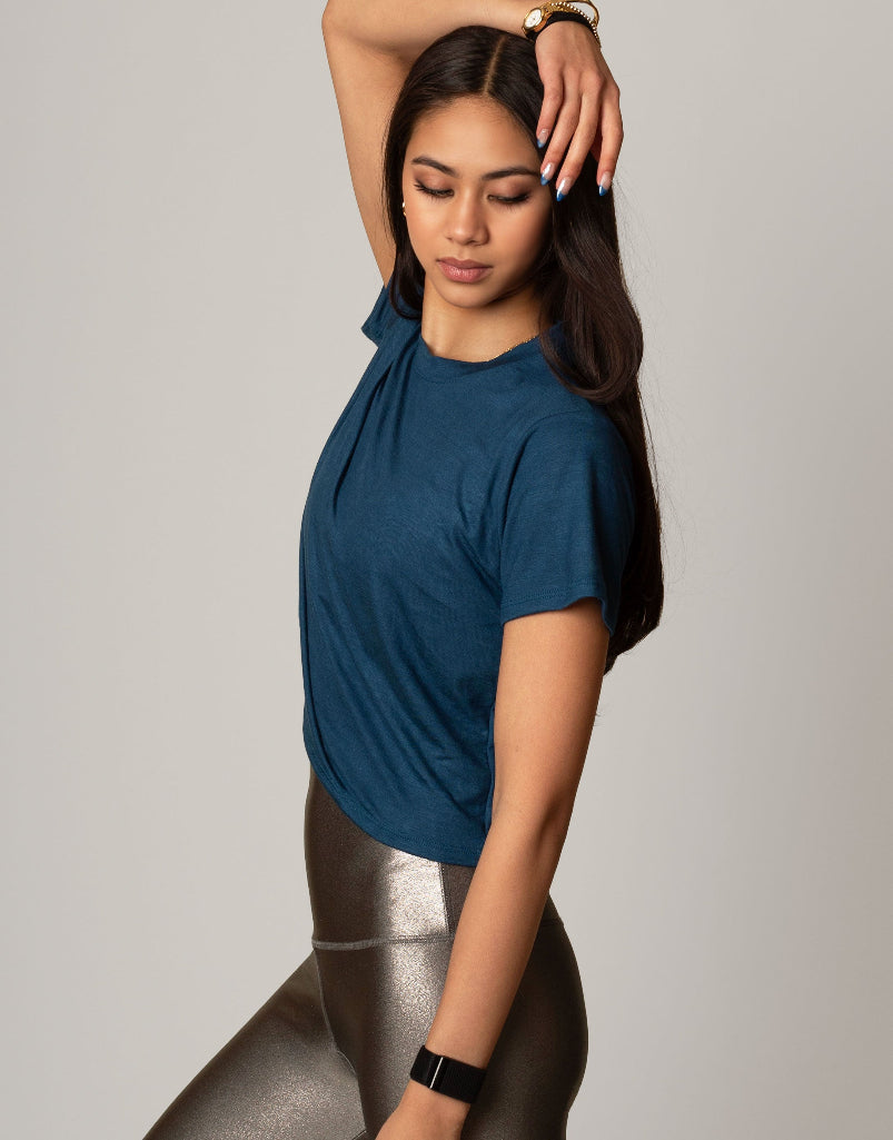 Premium Soft Cotton Essential Tee in Teal - Comfortable Casual T-Shirt for Men & Women - Perfect for Everyday Wear, Gym, and Outings