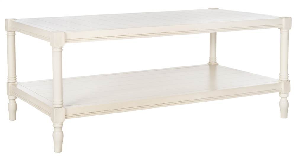 SAFAVIEH American Homes Collection Bela Grey Coffee Table - Modern Living Room Furniture for Small Spaces, Home Decor & Stylish Centerpiece