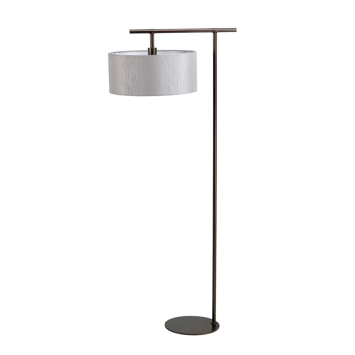 Balance 1 Light Floor Lamp with E27 Socket - Modern Standing Lamp for Living Room, Bedroom & Office - Multiple Finish Options