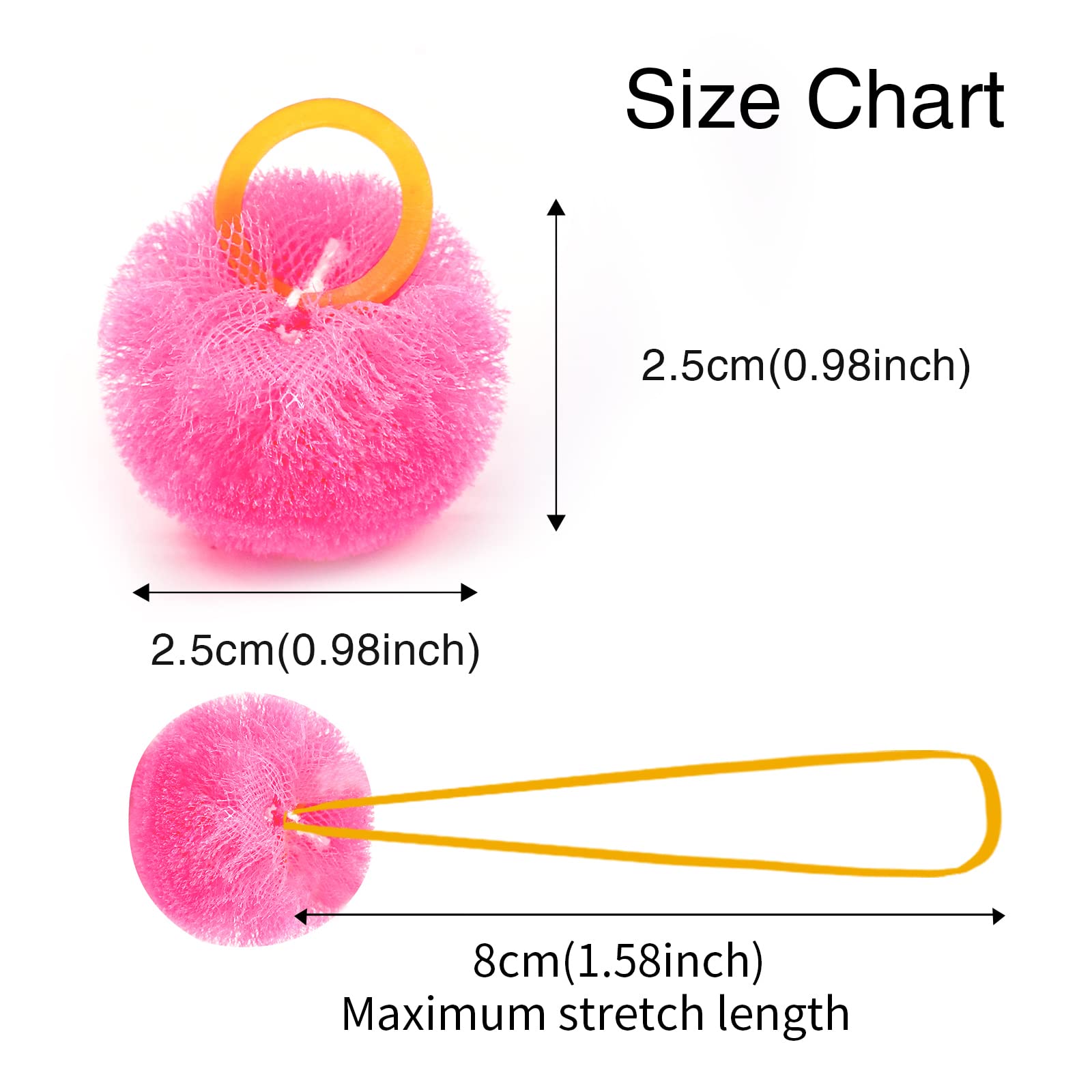 **Colorful Small Dog Bows with Ball Design - 24pcs Pet Grooming Hair Accessories for Puppies, 0.78