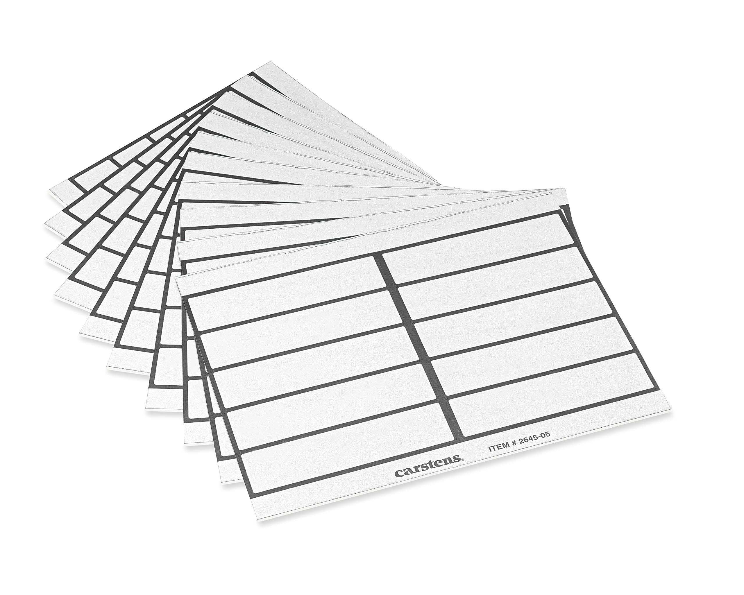 Carstens Adhesive Binder Spine Labels - 5 3/8