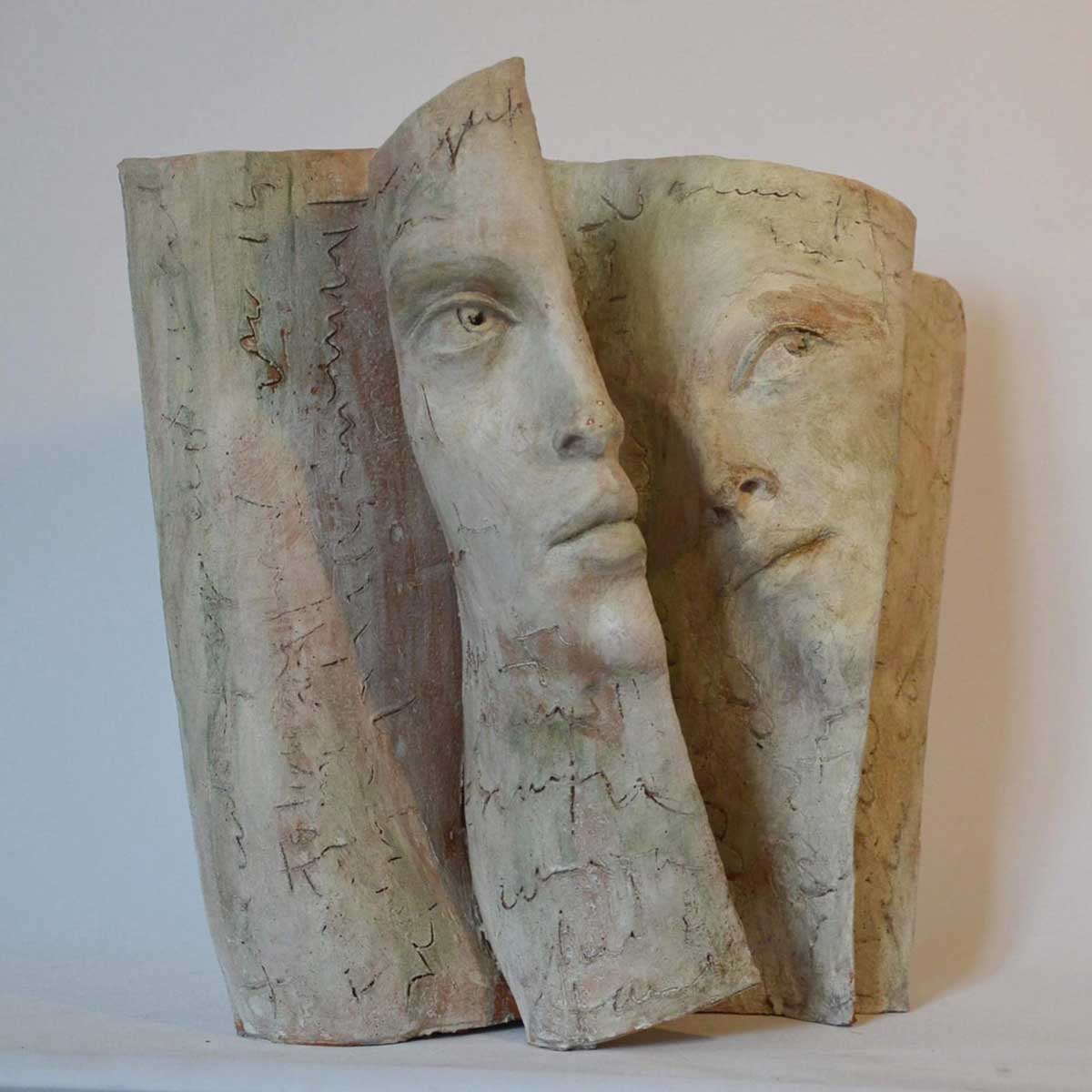 Another Vision Terracotta Sculpture - Handmade Clay Art for Home Decor, Garden, and Office | Perfect for Gifts and Interior Design