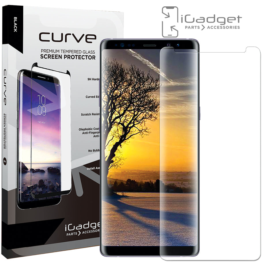 Samsung Galaxy Note 8 Glass Screen Protector Case Friendly | Full Coverage Glue