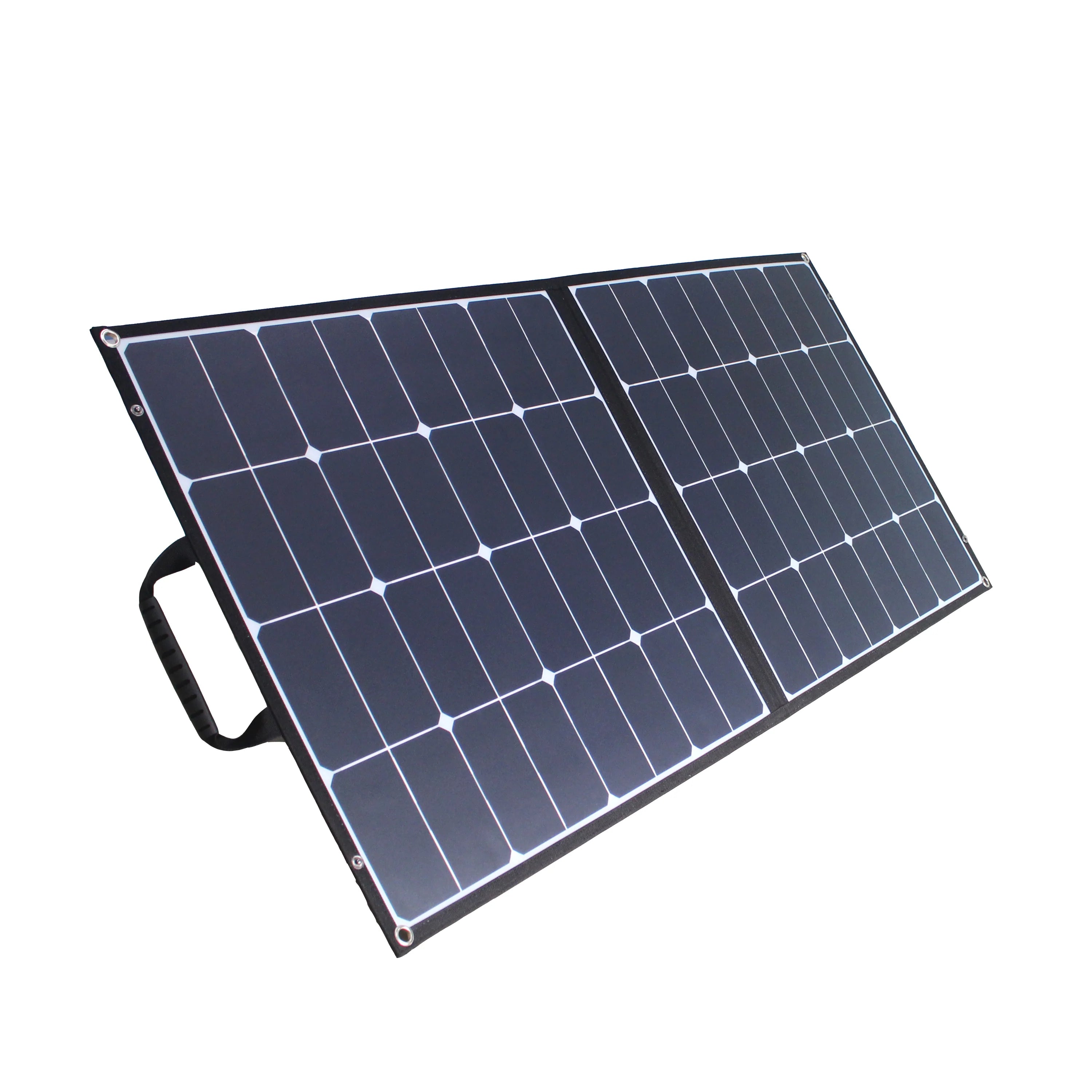 ACOPOWER 100W Monocrystalline Foldable Solar Panel with SunPower Cells - Portable Solar Charger for Camping, RV, Hiking & Emergency Power Supply
